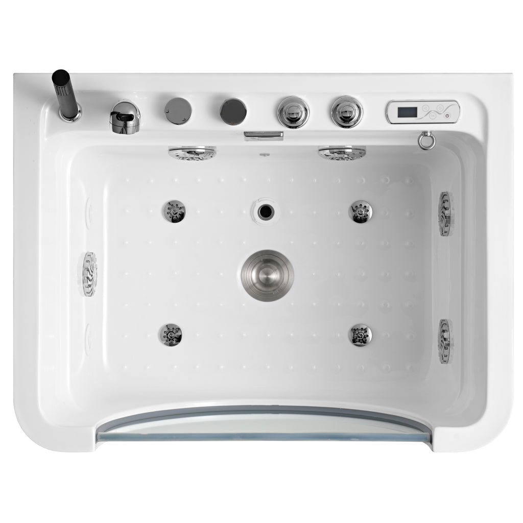 C2 Luxury Pet Spa Tub with Bubble Massage & Smart Thermostat