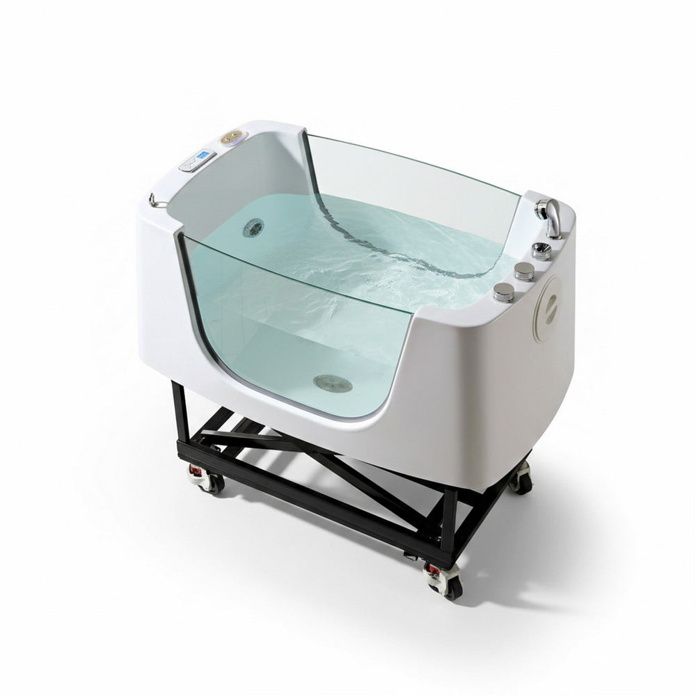 C03-L Luxury Pet Spa Tub with Lift Base & Hydrotherapy System