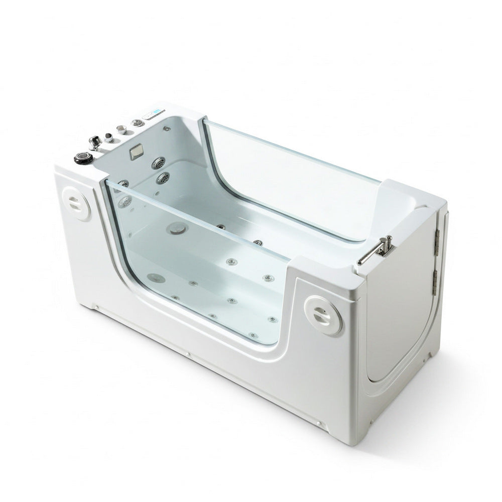 C6 Walk-In Luxury Pet Spa Bathtub for Large Dogs with Smart Hydrotherapy System
